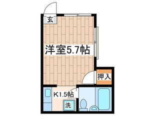 吉田荘の物件間取画像